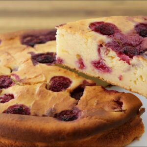 Raspberry Ricotta Cake Recipe