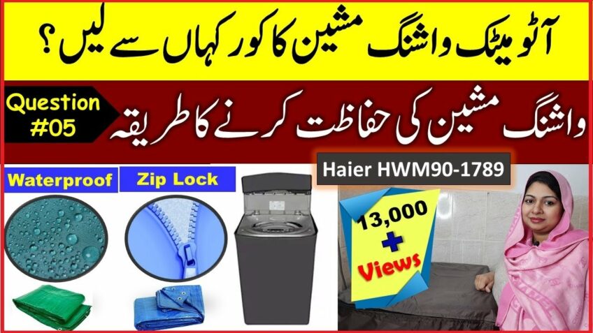 Where Did I Get Haier HWM90-1789 Automatic Washing Machine’s Cover? | Hina’s Heaven