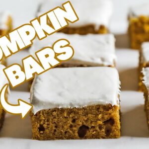 Amazing Homemade Pumpkin Bars Recipe