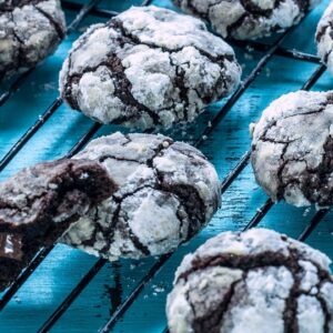 The Best Chocolate Crinkle Cookies Recipe Ever