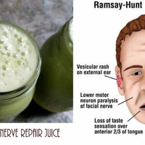 GREEN NERVE REPAIR JUICE RECIPE~ Ramsay hunt syndrome and Bell’s Palsy