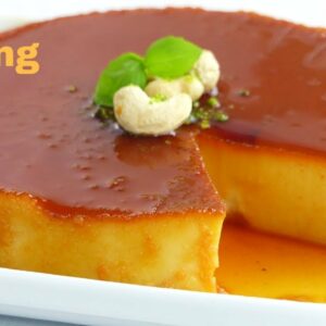 Eggless Caramel Bread Pudding Without Oven by Tiffin box for kids | Bread flan Recipe