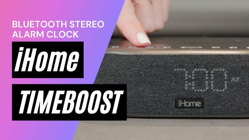 iHome TimeBoost Bluetooth Stereo Alarm Clock