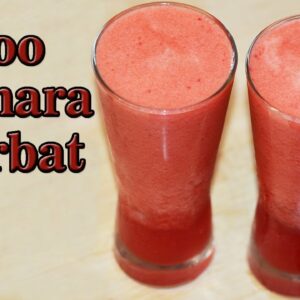 Aloo Bukhara Sharbat | Plum Juice Recipe | Quick & Easy Aloo Bukhare Ka Sharbat By Fusion Kitchen