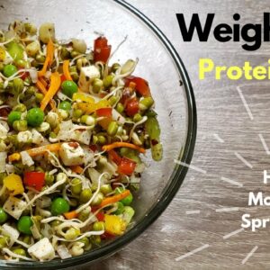 High Protein Sprout Salad Recipe | Healthy Morning Breakfast | Green Moong  Salad #EasyCookWorld