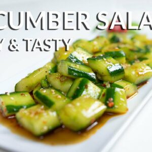 Asian Cucumber Salad Recipe | Spicy and Tasty