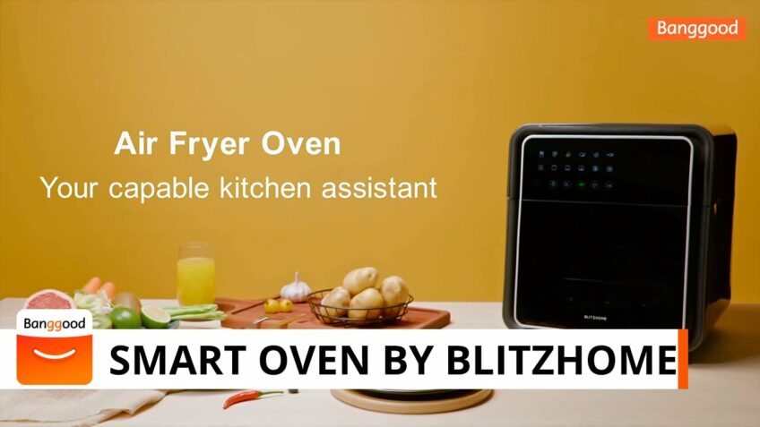 Blitzhome smart air fryer oven buy at Banggood