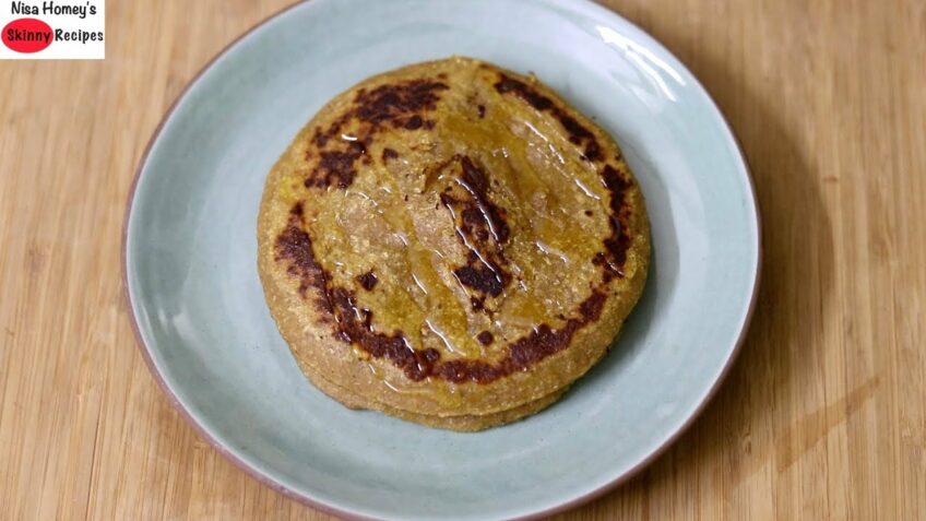 Oil Free & Eggless Banana Pancake Recipe – How To Make Whole Wheat Banana Pancake | Skinny Recipes