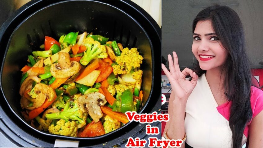 Veggies in Air Fryer | Air Fryer Recipes | Air Fryer Roasted Vegetables | How to Cook Vegetables