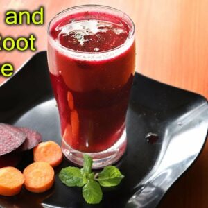 Tasty Carrot-Beetroot juice recipe in hindi I Weight Loss Juice Beetroot & Carrot Juice