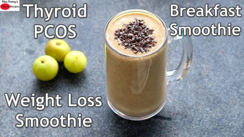 Breakfast Smoothie For Thyroid/ PCOS Weight Loss – Healthy Breakfast Recipes  – Thyroid Diet Recipes