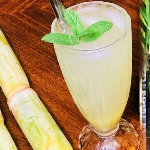 Homemade Sugarcane Juice- without machine /Karumbu Juice -recipe in Tamil /Fresh sugarcane Juice .
