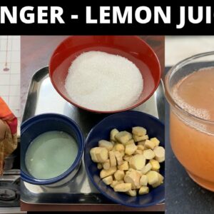 Ginger -Lemon Juice / Inji – Elumichai pazham juice recipe by Revathy Shanmugam