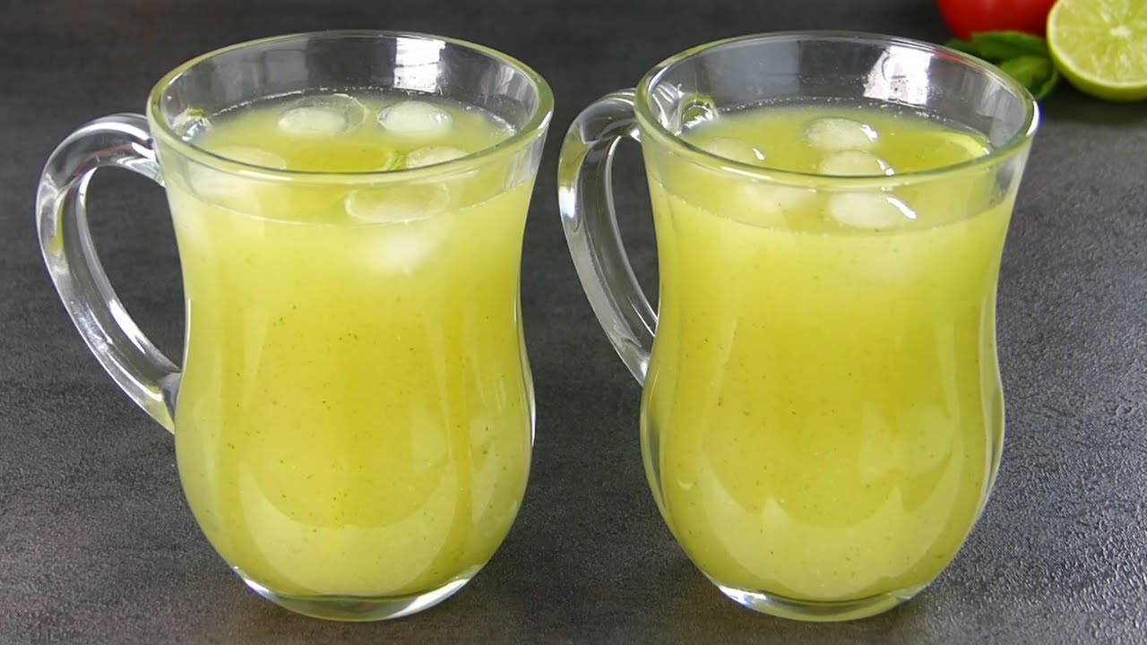 Aam Panna Recipe । Green Mango Panha By Tiffin Box Green Mango Juice Iftar Drink Recipe 4343