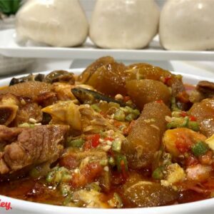 How To Make Okra Soup |Okra Soup With Banku | Assorted Meat Okra Soup