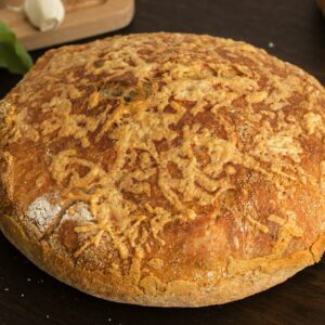 No-Knead Cheese Bread Recipe