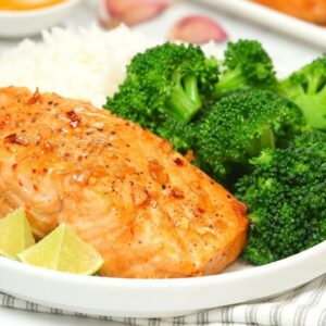 Honey Garlic Salmon | Healthy + Quick + Easy Dinner Recipe