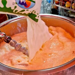 KING of APPLE SHAKE | Amazing Fruit Cutting & Juice Making | Indian Street Food