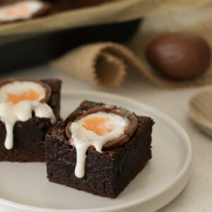 Easter Creme Egg Brownies Recipe