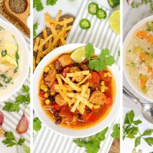 Chicken Soup – 3 Delicious Ways | Fall Recipes | Quick + Easy