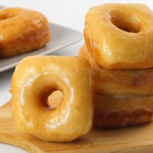 Square Sugar Glazed Donuts Light And Soft