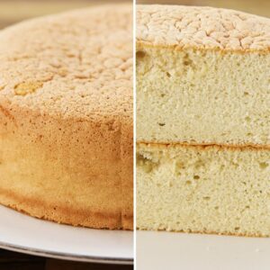 Vanilla Sponge Cake Recipe | Genoise