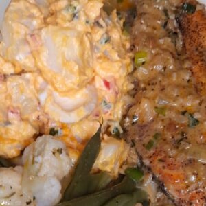 coconut salmon /potato salad recipe