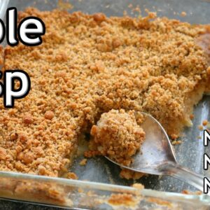 Apple Crisp – Eggless Healthy Apple Crisp Recipe – No Maida, No Eggs, No Refined Sugar