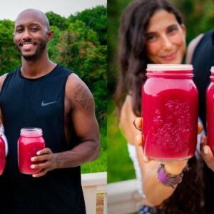 Best Juice Recipe for EXHAUSTION, Balancing Hormones & Stress 🍎🍠 Healthy Vegan Couple 🌱