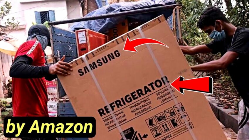 Samsung refrigerator Amazon se by delivery Kaise Dete He | delivery refrigerator