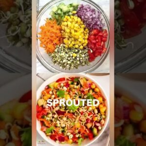 Sprouted mung beans salad || Mung Salad Recipe ||  Kamala’s kitchen