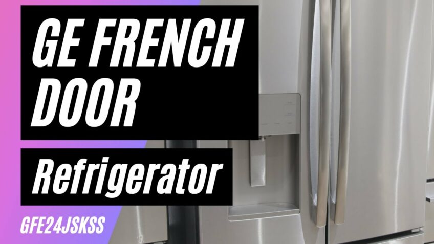GE ENERGY STAR 23.6 Cu. Ft. Stainless Steel French-Door Refrigerator – GFE24JSKSS