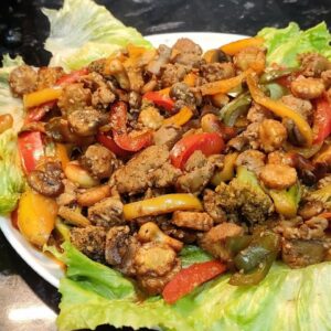 Chicken Cashewnut Salad | Healthy Chicken Cashew Nut Salad Recipe | Cook With Aranya