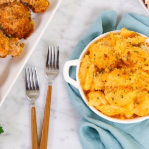 Mac & Cheese, Oven “Fried” Chicken & Creamy Coleslaw | Special Birthday Menu