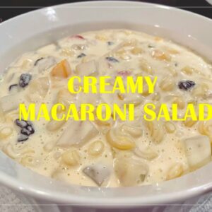 HOW TO MAKE SWEET CREAMY MACARONI SALAD (Filipino style) / Macaroni Salad Recipe /MACARONI SALAD