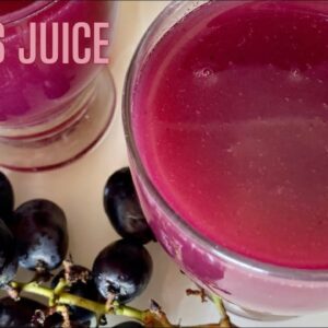 Grapes Juice Recipe | How to make Grapes Juice at home | Summer drink recipes | Weight loss Garnish