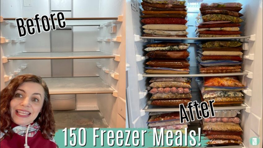 150 FREEZER MEALS! | EASY Meal Prep Recipes | Large Family Cooking