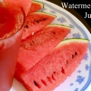 Watermelon Juice Recipe In 2 Min | Homemade Easy Watermelon Juice | Summer Special Drinks In Telugu