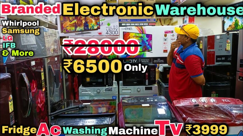 குறைந்த விலையில் Washing Machine, Ac, Fridge, Tv Branded Home Appliances || Direct Warehouse Sale ||