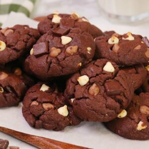Triple Chocolate Brownie Cookies | The ULTIMATE Holiday Cookie Recipe!