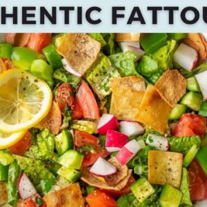 Fattoush Salad // Best Lebanese Recipe
