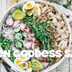 Green Goddess Salad Recipe // Clean Eating Salad