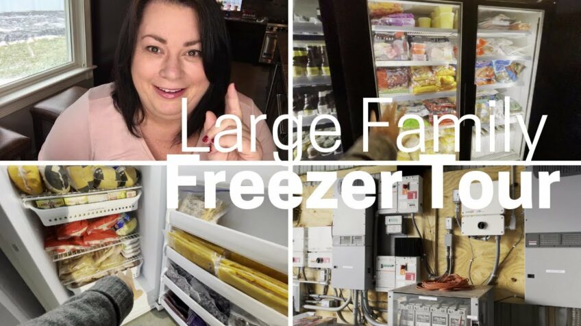 Large Family Freezer Tour