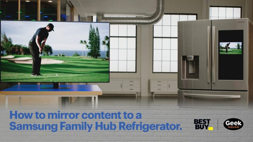 Tech Tips: How to mirror content to a Samsung Family Hub Refrigerator.