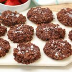 Double Chocolate Sea Salt Cookies | Gluten Free + Vegan + Make Ahead Recipe