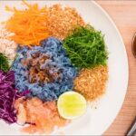 Rainbow Rice Salad Recipe – Khao Yum ข้าวยำ – Thai Recipes