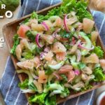 Cucumber Pomelo Salad with Sukang Paombong Vinaigrette Recipe | Easy Salad Recipe