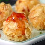 Crispy Chicken ball / Fried Chicken Ball Recipe by Tiffin Box | Chinese style chicken samosa ball