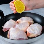 Preparing the chicken legs without lemon means wasting money! A fabulous dinner!