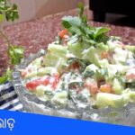 ଦହି କାକୁଡି ସଲାଡ଼ ଖରାଦିନ ପାଇଁ | How to make green salad| Salad recipe Indian